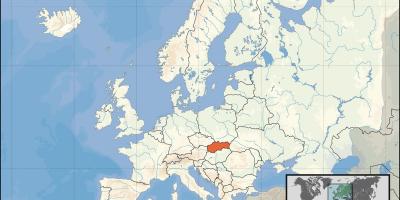 Slovacchia posizione sulla mappa del mondo