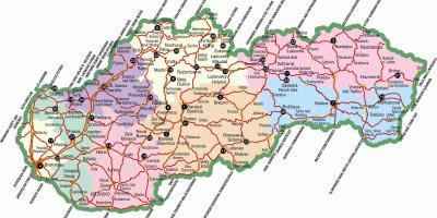 Slovacchia attrazioni turistiche mappa